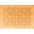thumbnail image 1 of Ahgly Company Indoor Rectangle Abstract Orange Modern Area Rugs, 8' x 12', 1 of 4