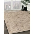 thumbnail image 2 of Ahgly Company Indoor Rectangle Abstract Dark Almond Brown Abstract Area Rugs, 2' x 5', 2 of 6