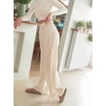 thumbnail image 5 of Womens Gingham Plaid Wide Leg Pants Y2k Lounge Pants Lace Up Loose Trousers Color XL, 5 of 9