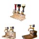 thumbnail image 2 of Naiovety Grifo de vino de Dispensador de whisky Grifo de doble cabeza Titular de licor Fiesta Bebida Dispensación Soporte Decoración para el Kits de equipo de elaboración de vino No.1 Naiovety HA027241-01, 2 of 6