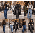 thumbnail image 4 of EMMIOL Women's High Waist Slim Fit Flare Jeans Y2K 90s Bell Bottoms Vintage Washed Denim for Casual,Streetwear, 4 of 8