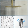 GFVCNIO Dual Shower Head 12 Inch Ceiling Mount Square Shower System with Roughin Valve