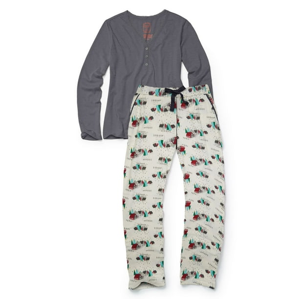 flannel sleep joggers
