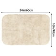 thumbnail image 6 of REGALWOVEN 100% Cotton Mat Rug, Plush Water Absorbent Luxury for Bathroom Vanity, Bathtub/Shower, Hotel Beige 16" x 24", 6 of 6