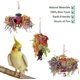 thumbnail image 4 of Juguete para masticar pájaros, jaula para loros, trituradora de papel, juguete colgante para forrajear, loro, gris africano (paquete de 3), 4 of 5