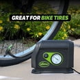 thumbnail image 3 of Slime 40050 Tire Inflator, Portable Car Air Compressor, with Analog 100 psi Dial Gauge, Long Hose and LED Light, 12V, 8 min Inflation, 3 of 6
