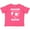 Vintage Hot Pink, variant on Inktastic Heart Soccer Sister Girls Toddler T-Shirt