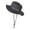 Grey, variant on Outdoor Fisherman Hat with Large Brim And Sun for Men And Women Printing Bucket Hat