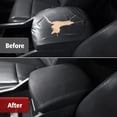 thumbnail image 3 of KBH Center Console Cover Lid Armrest Replacement for Honda Pilot 2009-2015, Car Arm Rest Upholstery Cover, Black (Leather Skin Only), 3 of 10