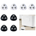 thumbnail image 2 of 8 Piezas Mini Ruedas Giratorias de Metal Ruedas Autoadhesivas Polea Autoadhesiva Giratoria de 360 Grados, 2 of 5