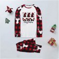 thumbnail image 5 of Odeerbi Christmas Pajamas for Family Holiday Long Sleeve Family Christmas Pajamas Matching Sets Toddler Printed Parent Child Loungewear Set Two-Piece Sleepwear Xmas PJs Set Camouflage, 5 of 7