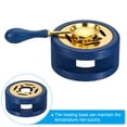 thumbnail image 4 of Uxcell Wax Seal Kit, 1 Set Wax Seal Warmer Melting Spoon Wax Seal Stamp Handle Melt Stove Pot, Blue, 4 of 6