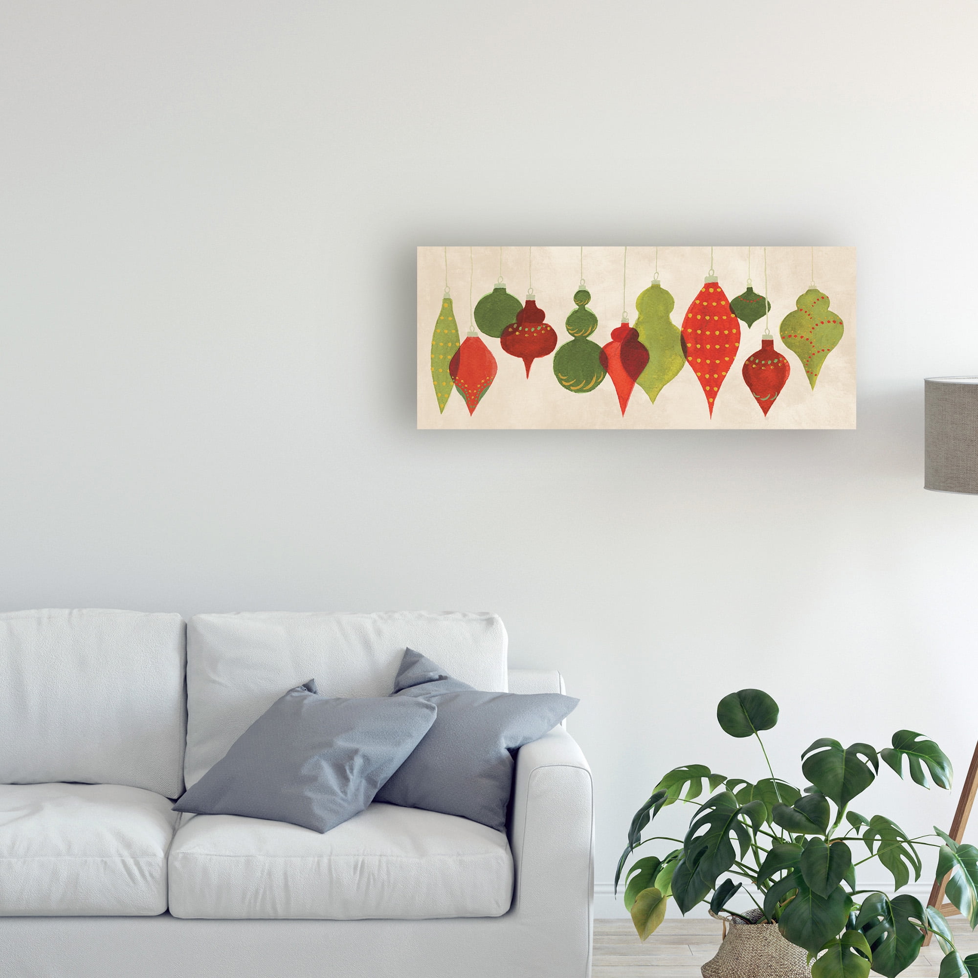 Trademark Fine Art 'Festive Decorations Ornaments' Canvas Art by Danhui Nai