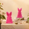 thumbnail image 2 of Cute Rabbit Scented Candle Silicone DIY Plaster Animal Ornament Scented Wax Valentine's Day Scented Wax Making, 2 of 7