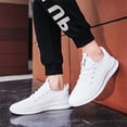 thumbnail image 6 of BUBUDENG Athletic Sneakers Mesh Casual Shoes Mens Lightweight Trainer White, 6 of 8