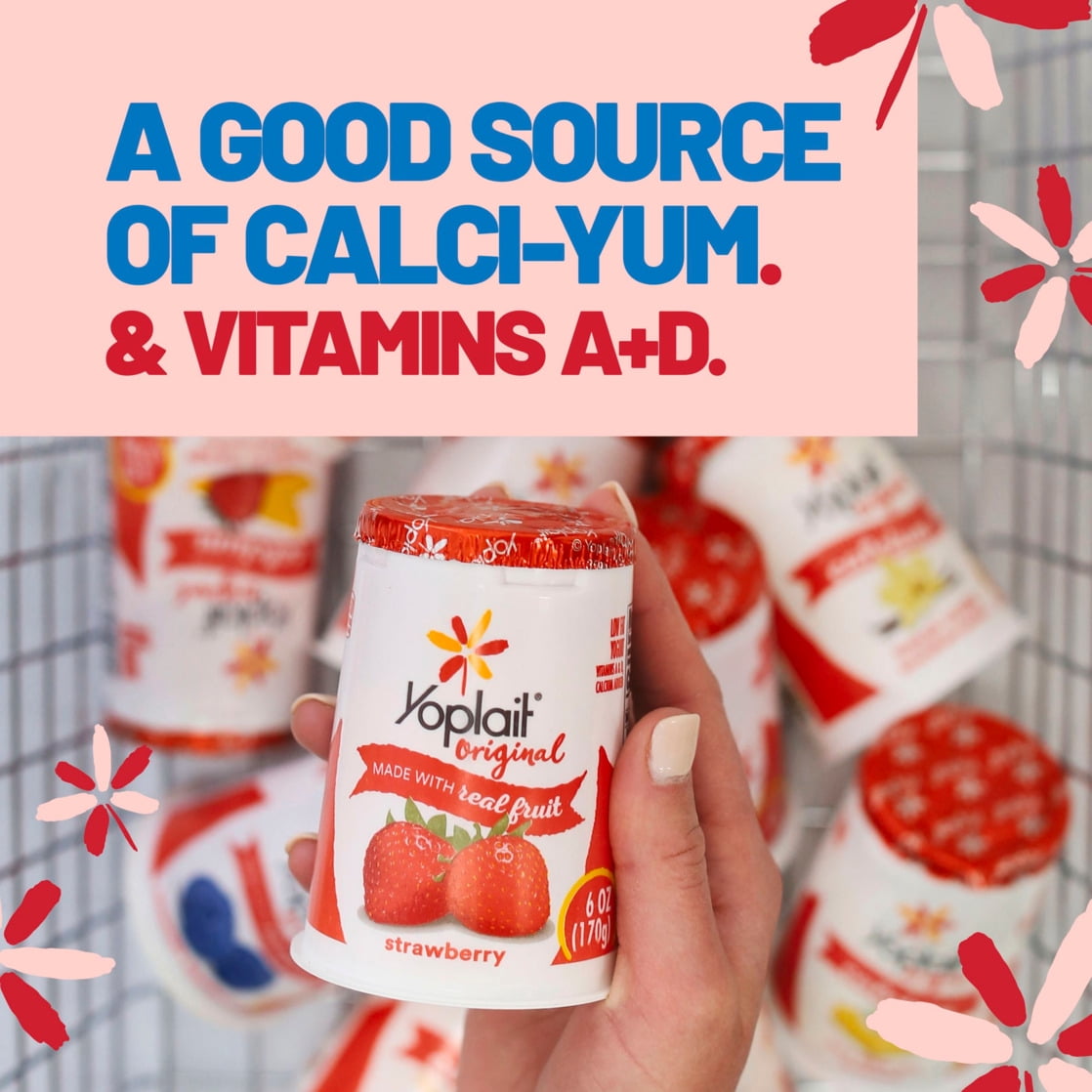 Yoplait Original Cherry with Chocolate Low Fat Yogurt, 6 oz Yogurt Cup
