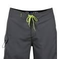 thumbnail image 2 of Salt Life Men's Stealth Bomberz Aqua Shorts Gray Size 32, 2 of 3