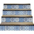 thumbnail image 4 of HomeRoots 400325 4 x 4 in. Azul Multi Blue Mosaic Peel & Stick Tiles, 4 of 8