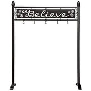 Believe Christmas Stocking Holder Stand in Black Color