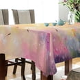 thumbnail image 3 of YAZAOO Square Tablecloth Watercolor Dandelion Pattern Tableclothes, 3 of 9