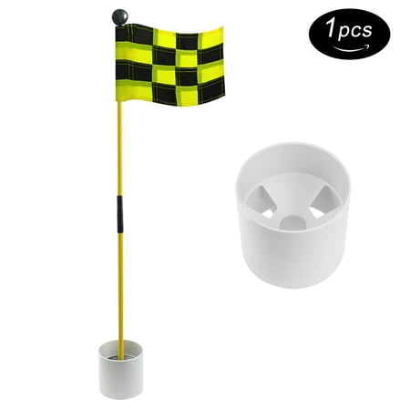 Crestgolf Flagstick Backysrd Golf Hole Pole Cup Flagstick Multi Color 1PCS