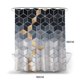 thumbnail image 2 of 180x180cm Cortina de ducha geométrica moderna Cortina impermeable para baño, 2 of 3