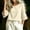 Beige, variant on Womens Cotton Linen Oversized Tops- Summer Vintage Elegant Casual Crew Neck 3/4 Bell Sleeve Pullover Tunic Blouses Red Size L