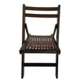 thumbnail image 3 of Folding Chairs Set of 4, Wood Portable Event Chairs Wedding Chairs with Slatted Seat, Lightweight Folding Chairs for Balcony Backyard Dining Room, Fully Assembled, 3 of 7