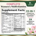 thumbnail image 3 of Multivitamin for Women - Complete Multi Vitamin with Vitamins A, C, D, E, B6, B12, Zinc, Calcium & Magnesium, Womens Daily Multimineral Supplement for Hair Skin and Nails Health Support - 60 Capsules, 3 of 10
