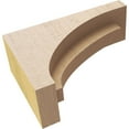 thumbnail image 6 of 3"W x 9"D x 6"H Classic Rivera Rough Cedar Woodgrain TimberThane Corbel, Primed Tan, 6 of 6