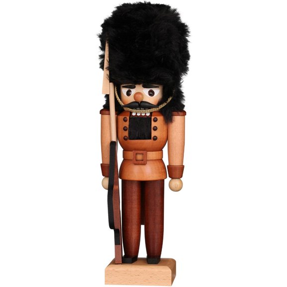 Alexander Taron 12" Brown and Black Christian Ulbricht Soldier Nutcracker Decoration