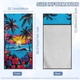 thumbnail image 7 of KUIFORTI Palm Tree Car Seat Cover Towels Front Seats Quick-Dry Car Accessories with Storage Bag Washable Sweat Absorption for Swimming Pool Camping Beach Yoga Towels Mat, 7 of 7