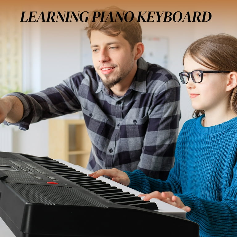 ケノン Ktaxon 61 Keys Keyboard Piano with Lighted Keys, Z-Stand, Piano