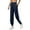 Navy, variant on Womens Sweatpants Tear Away Basketball Pants 2 Side Zippers Snap Off Full Open Down Sweatpants Leg Post Surgery Pant With Pockets Track Jogger Athletic Bottom Running Elastic Waist Pants Navy XL