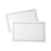 Gartner Studios - Card stock - white, black border - 8 in x 5 in 10 sheet(s) certificate paper