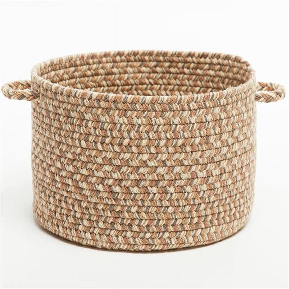 Rhody Rug CD56B014X010 14 x 10 in. Camden Tweed Basket, Natural