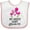 White and Pink, variant on Inktastic My Great Aunt Loves Me with Two Flamingos Boys or Girls Baby Bib