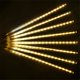 thumbnail image 3 of Meteor Shower Rain Light 50CM 384 LED Falling Rain Drop Christmas Light Snow Falling Icicle Light for Tree Holiday Party Decor, 3 of 5