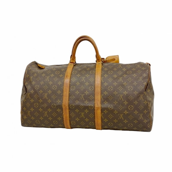 Pre-Owned Louis Vuitton Bags - Boston Monogram Keepall 55 M41424 Brown Men's & Women's