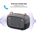 thumbnail image 4 of Matsuzay Altavoz de alta tecnología Reproductor de música inalámbrico Caja de altavoz estéreo portátil Altavoz de graves 5.0 compatible con Cables de audio/vídeo Gris plateado, 4 of 6
