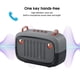 thumbnail image 4 of Matsuzay Altavoz de alta tecnología Reproductor de música inalámbrico Caja de altavoz estéreo portátil Altavoz de graves 5.0 compatible con Cables de audio/vídeo Gris plateado, 4 of 6