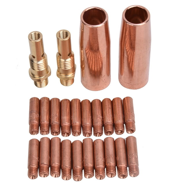Kit de combinación de accesorios para pistola de soldadura Boquilla de soldadura 21-50 Difusor de gas 35-50 Punta de contacto 11-35
