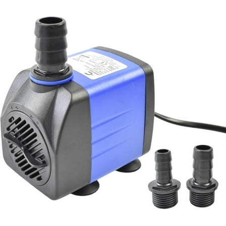 CONQUERALL 25W Electric Water Pump 396GPH Large Flow 6ft Power Cord for Outdoor Fountains Pond