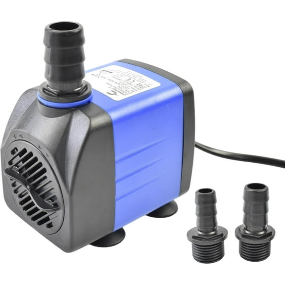 CONQUERALL 25W Electric Water Pump 396GPH Large Flow 6ft Power Cord for Outdoor Fountains Pond