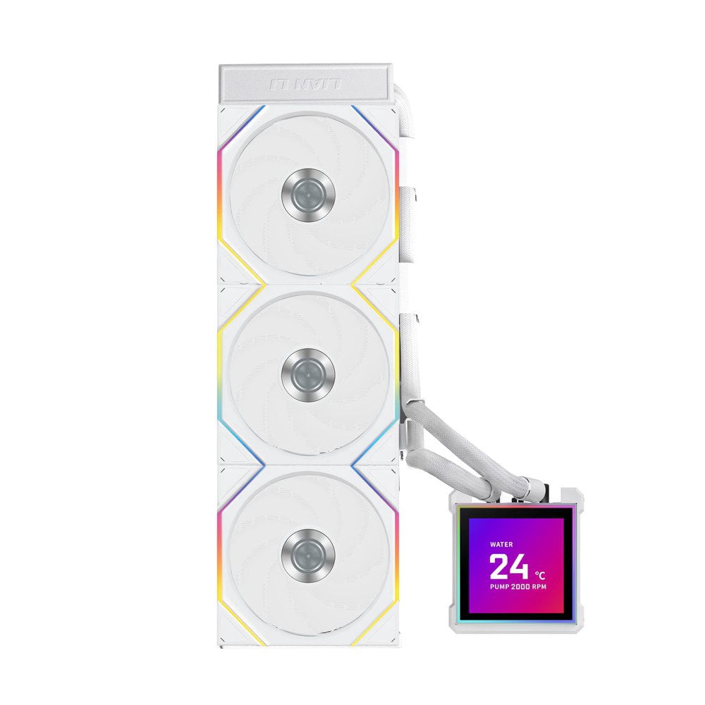 Lian Li HS2LCDS36TW Hydroshift II 360 TL ARGB Liquid CPU Cooler White