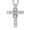 2-Infinity Cross, variant on Cross Necklace for Women 1.2 Carat Moissanite Cross Pendant 925 Sterling Silver Christmas Easter Christian Jewelry Gifts