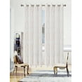 thumbnail image 5 of Superior Lattice Sheer Curtain Set of 2, 52" x 108", Champagne, 5 of 8