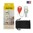 thumbnail image 6 of Portable Security Safety Door Lock & Door Stop Alarm for Hotel Travel W/ Pouch Unbranded, 6 of 6