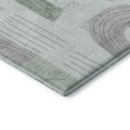 thumbnail image 3 of Addison Rugs Mayfield Premium Machine Washable Transitional Geometric Mint Rectangle Rug, 3' X 5' Machine Washable Transitional Geometric Mint Oversized Sherpa Throw Blanket, 3 of 7