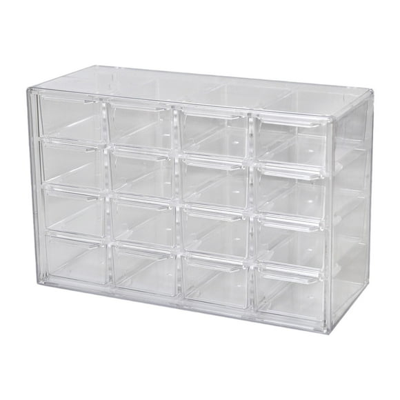 Mini Cajón Organizador de almacenamiento de escritorio para mujeres, niñas, organizador de cuentas Organizador pequeño con cajones para joyas de